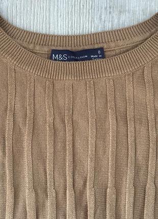 Кофта m&s  карамельного кольору 2