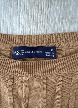 Кофта m&s  карамельного кольору 3