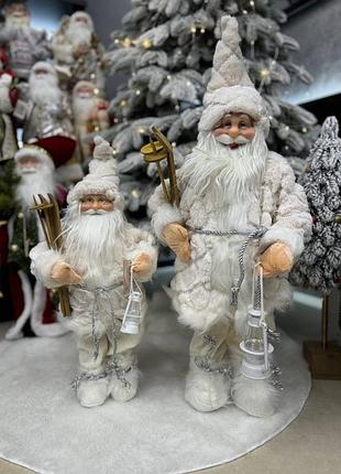 Игрушка санта клаус дед мороз новогодний под елку 45 см, 63 см