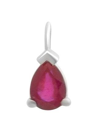 Серебряная подвеска proba с рубином 0.95ct (2194842)