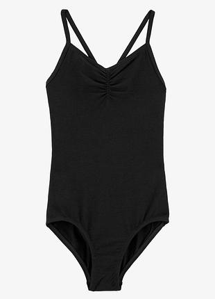 Детский купальник для танцев, гимнастики, трико drymove h&amp;m 110/116, черный