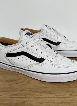 Оригінальні шкіряні кеди vans rowley classic