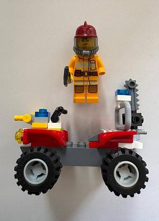 Набір конструктору lego city 4427 «пожежний квадроцикл»