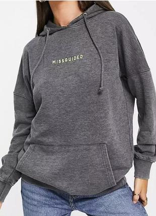 Тепле худі жіноче, світшот з начьосом від missguided.  розмір по бірці s,m
