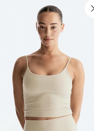 Топ softmove™ на бретелях з бюстгальтером h&m, xl