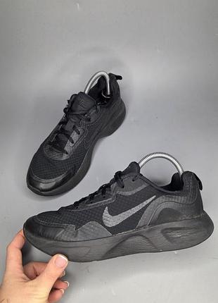 Черные мужские кроссовки nike wearallday с дышащим текстильным верхом и характерным боковым логотипом swoosh