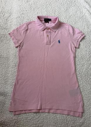 Футболка поло рожевого кольору polo ralph lauren