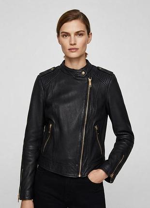 Шкіряна куртка косуха зара zara