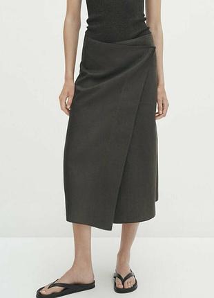 Спідниця massimo dutti міді 9