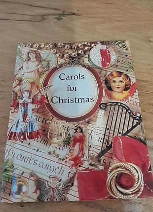 Мініатюрна книжка «carols for christmas», опублікована видавництвом past times у 1995 році в оксфорді, англія