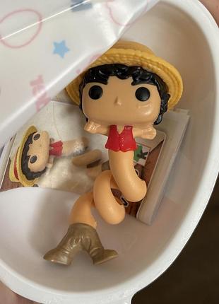 Фігурка kinder joy one piece funko pop / ван піс, луффі