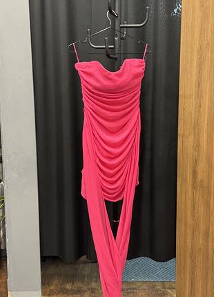 Жіноча рожева сукня zara