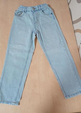 Джинсы на мальчика 116, 5 - 6 лет zara