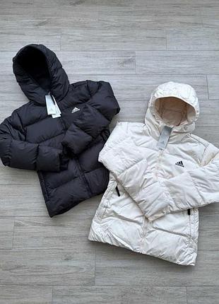 Оригинальн! теплая женская куртка пуховик adidas d11 big baffle sportswear h14172 в новом состоянии