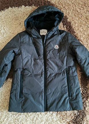 Демисезонная пуховая куртка moncler p.m