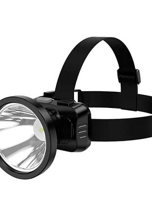 Фонарь налобный аккумуляторный hl52 superfire 200 lumen ip42
