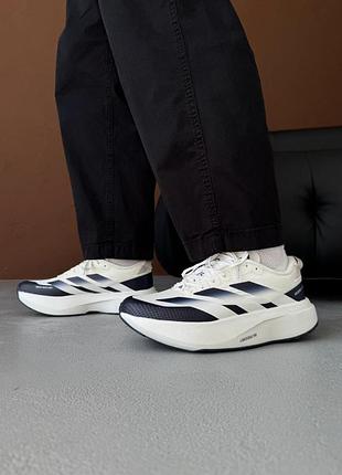 Кроссовки мужские adidas adizero evo sl white/dark blue