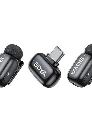 Микрофон беспроводной для смартфонов type-c ии-шумоподавление boya mini 2-04