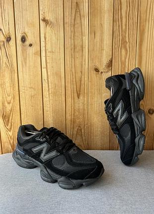 Чорні чоловічі кросівки кеди взуття new balance 9060