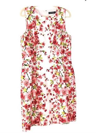 Оригінальна сукня . lauren. ralph red  white. pink. floral