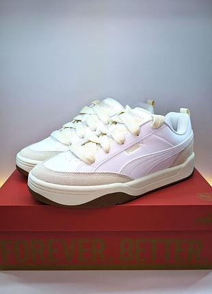 Білі кросівки puma park lifestyle og unisex 43–45 оригінал