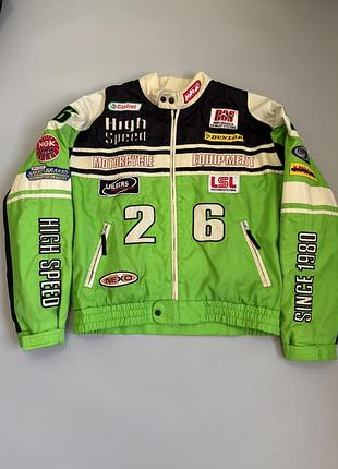 Мотокуртка polo high speed size xl mallboro kawasaki racing  harley