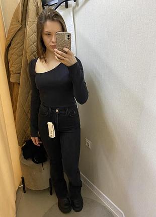 Джинси чорні zara