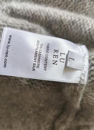 Джемпер lu ren cashmere, silk 8