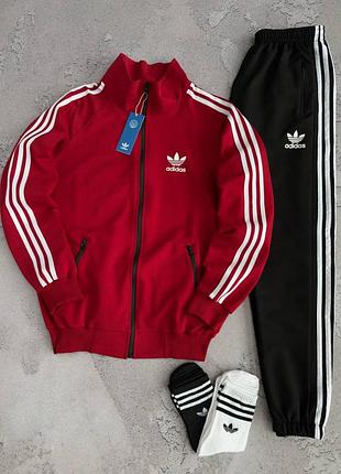 Чоловічий спортивний демісезонний костюм adidas premium 🔮