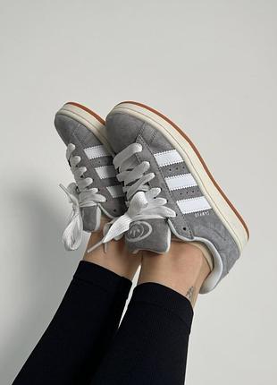 Кроссовки женские adidas campus 00s grey/white