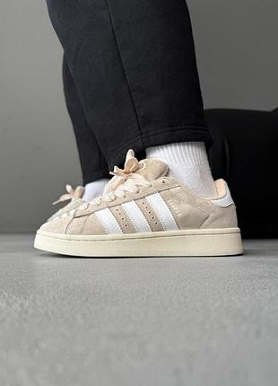 Кросівки жіночі adidas campus beige/white