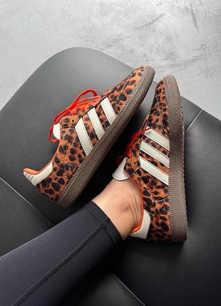 😍 жіночі кросівки adidas samba og leopard