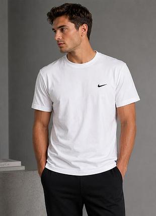Мужская оригинальная белая базовая футболка nike xxl