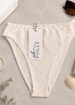 Новые телесные трусы от купальника oh polly 10 s-m