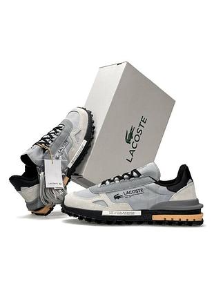Lacoste elite active light grey black 4