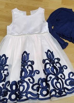 Платье+болеро 6-7 лет