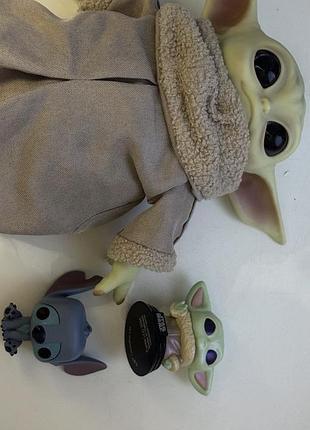 Набір фігурок малюк йода (грогу) star wars та стіч