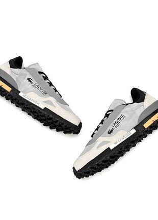 Lacoste elite active light grey black