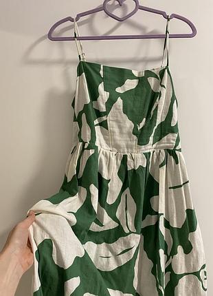 Лляний сарафан h&m