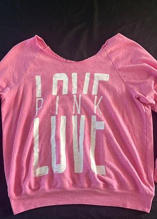 Victoria’s secret pink світшот оверсайз розміру л