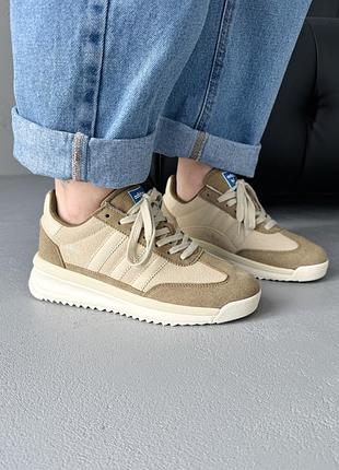 😍 женские кроссовки adidas sl 72rtn beige/brown