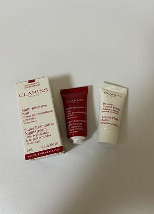 Clarins multi-intensive — мініатюри преміального догляду оригінал