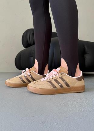 Кроссовки женские adidas gazelle indoor brown