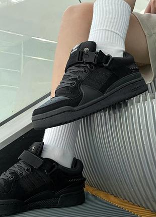 Кросівки жіночі adidas forum low x bad bunny black