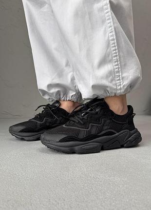 Кросівки жіночі adidas ozweego triple black textile
