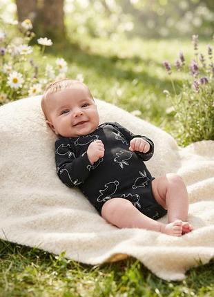 Боди бодик с длинным рукавом nb 56 см картерс carter's для девочки новорожденной