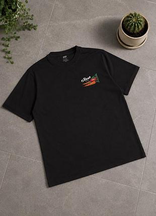 Чёрная футболка levi’s vintage fit с принтом на спине, размер s