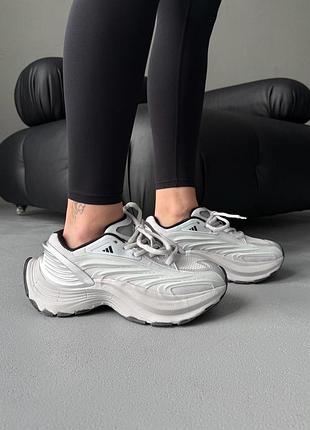 😍 женские кроссовки adidas xlg mtw grey/silver metallic
