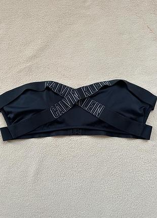 Купальник верх бюст бандо calvin klein s-m