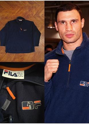 Fila x klichko boxing / кличко, 90s y2k vintage fleece